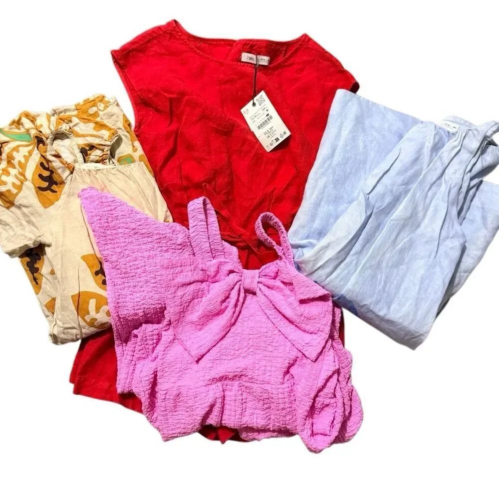 Zara girls bundle 2 dresses 2 romper size 13-14